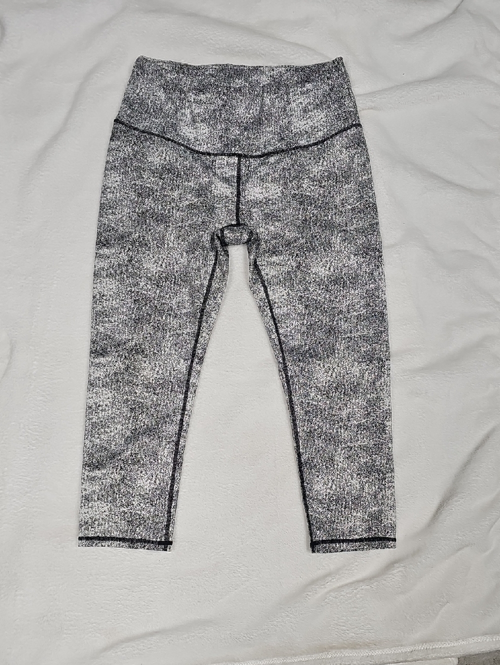 Gray Marled Leggings - Comfortable Everyday Bottoms